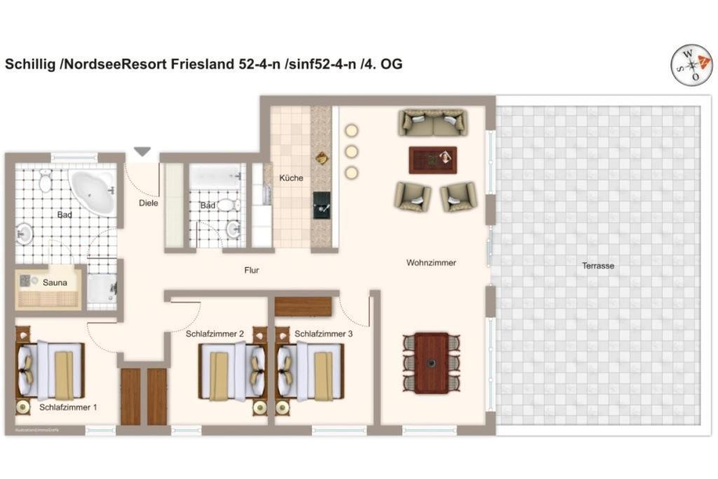 Nordseeresort Friesland Nordseeresort Friesland 52-4-N Schillig Exterior foto